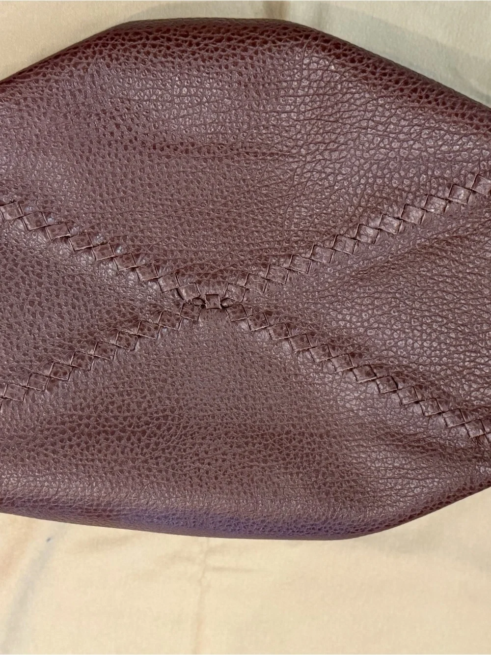 Bottega Veneta Leather Weekender Bag in Dark Brown